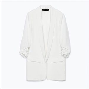 Zara white blazer XS